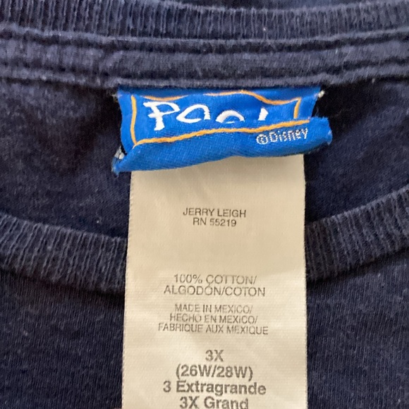 3X Pooh tee with front and back graphics - Picture 4 of 4